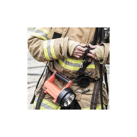Latarka strażacka szperacz Streamlight Fire Vulcan LED T-4A – ładowalna, zestaw z akumulatorem Li-Ion i paskiem szybkiego wypięcia (pudełko)