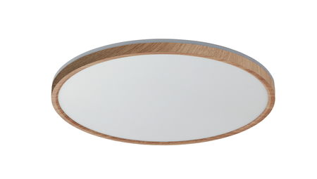 Lampa sufitowa OSONA drewniany naturalny LED 32W+8W Ø40 CCT 3000-4000-5000K (przód), tył 3000K (zmienna moc)