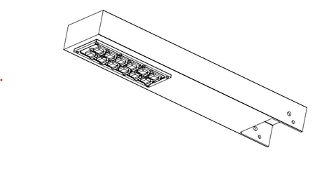 ASKER HEAD 4307 GRAPHITE LED 19,5W 4000K 6M CABLE