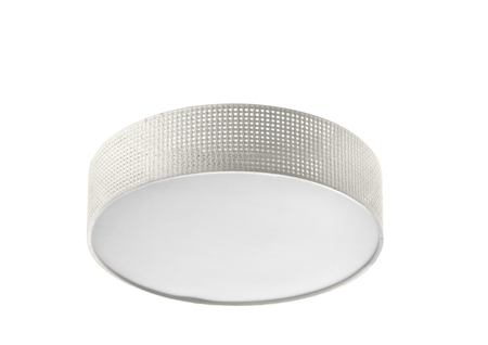 Lampa sufitowa OLGA biały Ø40 3xE27 rattanowy