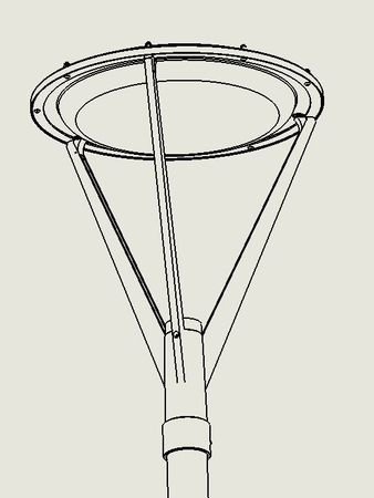 HAMMERFEST 6146 GRAPHITE 3xLED 53W 3000K DALI2