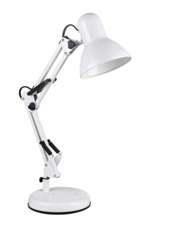 Lampa stołowa VERA biały 1xE27 w zestawie uchwyt do blatu