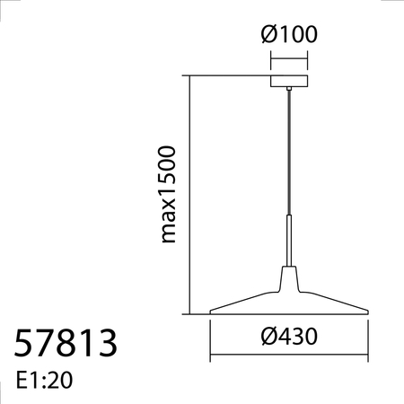 Lampa wisząca DENVER zielony Ø43 E27