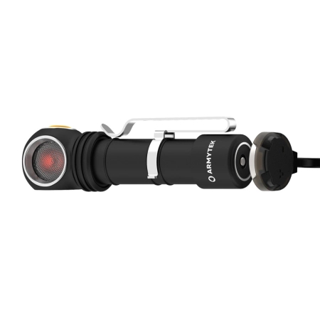 Latarka czołowa Armytek Wizard C2 White/Red warm magnet czarna