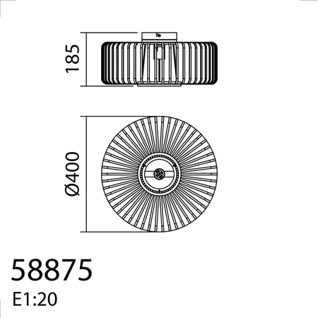 Lampa sufitowa VARILLA naturalny E27