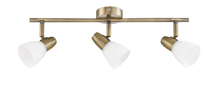 Reflektor SALSA 3xE14 mosiądz antyczny