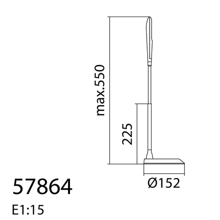Lampa stołowa MAGI 5W 4000K 500lm biały, włącznik dotykowy, ściemnianie, ładowarka indukcyjna