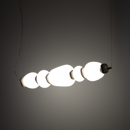 Lampa wisząca Nowodvorski CERAMIC LED 11699 szary, brąz