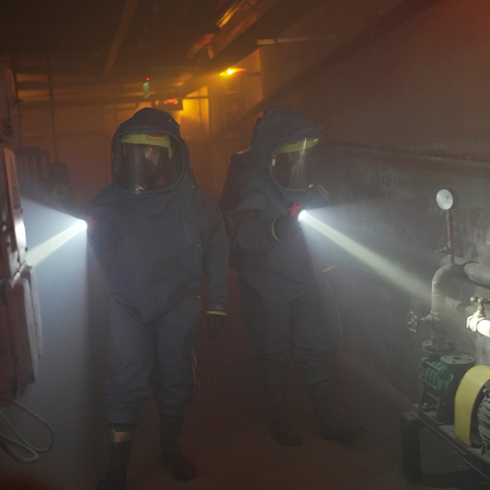Latarka kątowa Mactronic ATEX M-FIRE Guardian XW 240 lm z dwoma rodzajami światła
