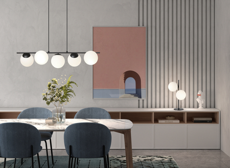 Lampa wisząca RONDO czarny mat 5xE27 Ø15cm