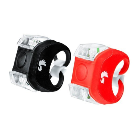 Lampy rowerowe Falcon Eye WORMS FBS0021 zestaw przód+tył