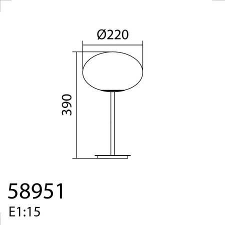 Lampa stołowa PRESS mosiądz mat 1xE27 szkło mleczne