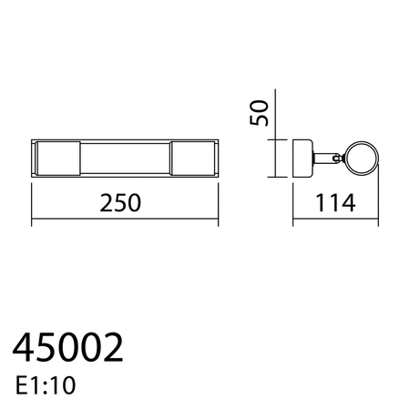 Lampa sufitowa ETNIA R2 czarny mat 2xE27, naturalne drewno sosnowe